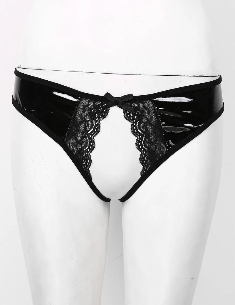 Panties with an open booty