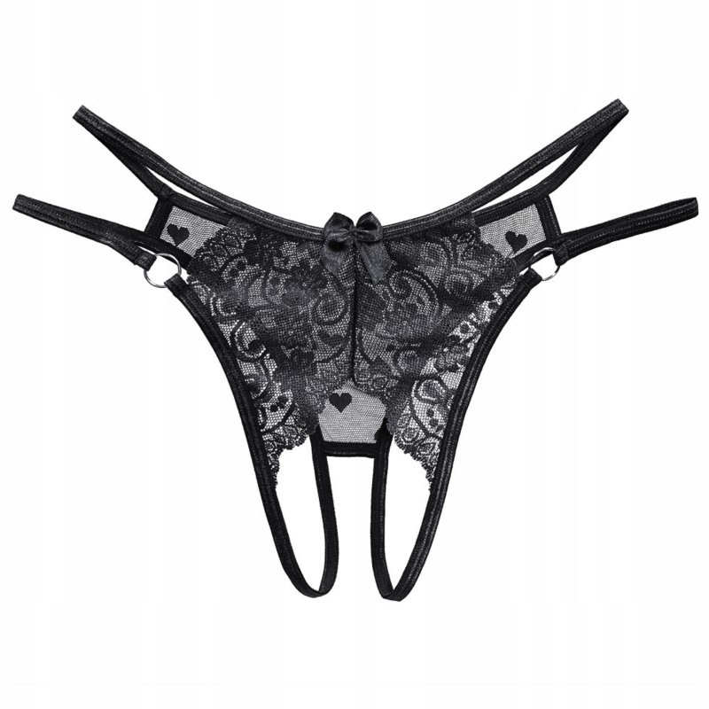 Panties with access erotic linen