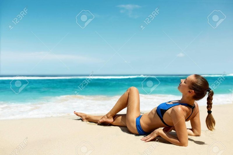 Woman on the beach