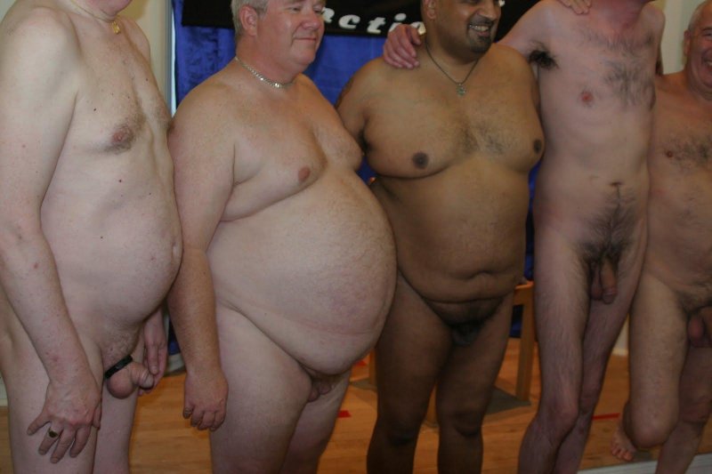 A fat elderly man
