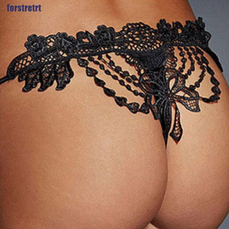 Openwork thongs