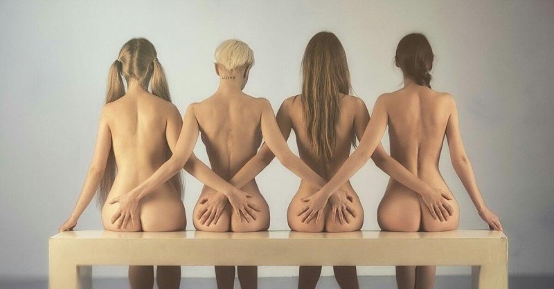 Unusual naked women