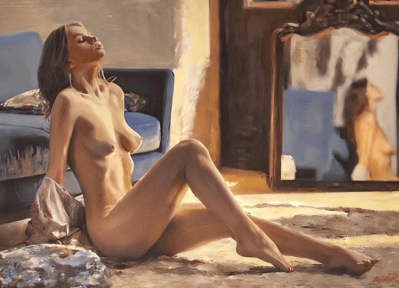 Naked completely girls art