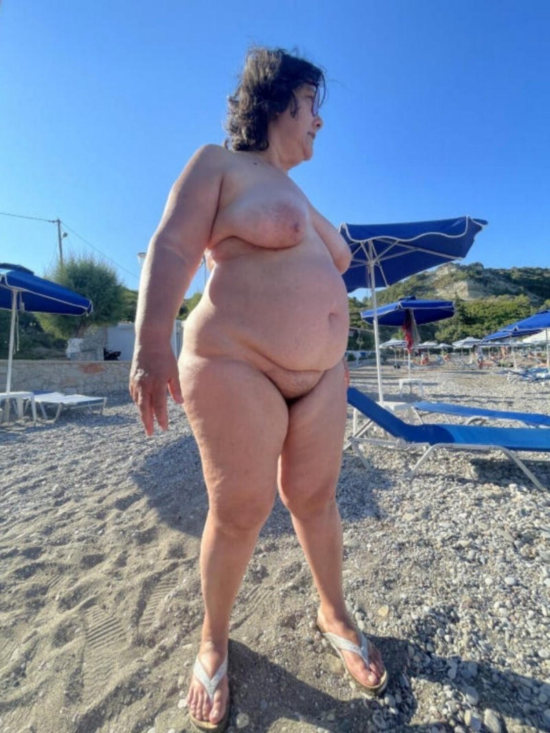 Fat on the beach