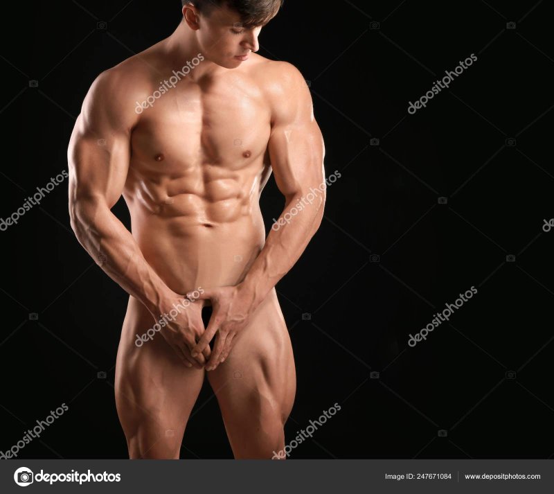 Naked muscular men