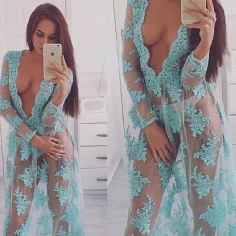 Transparent beach dresses ero