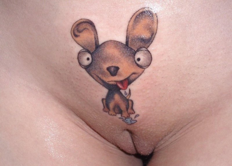 Funny intimate tattoo