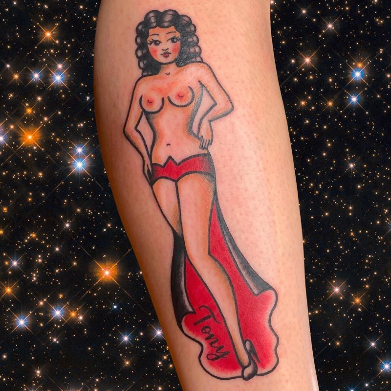 Pin up tattoo