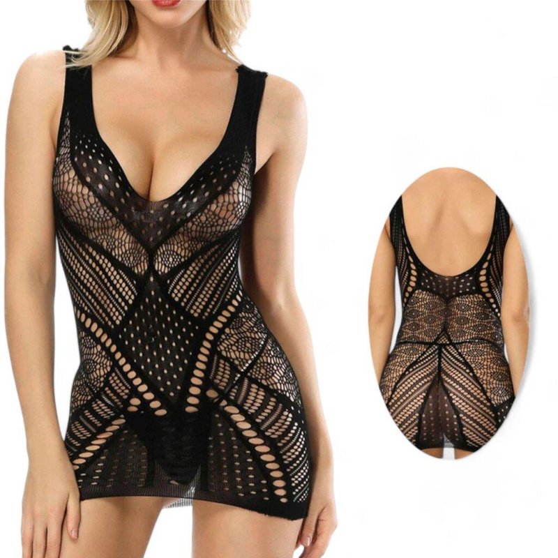 Erotic linen dress