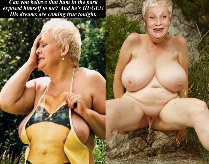 Naked elderly Joanna Norton