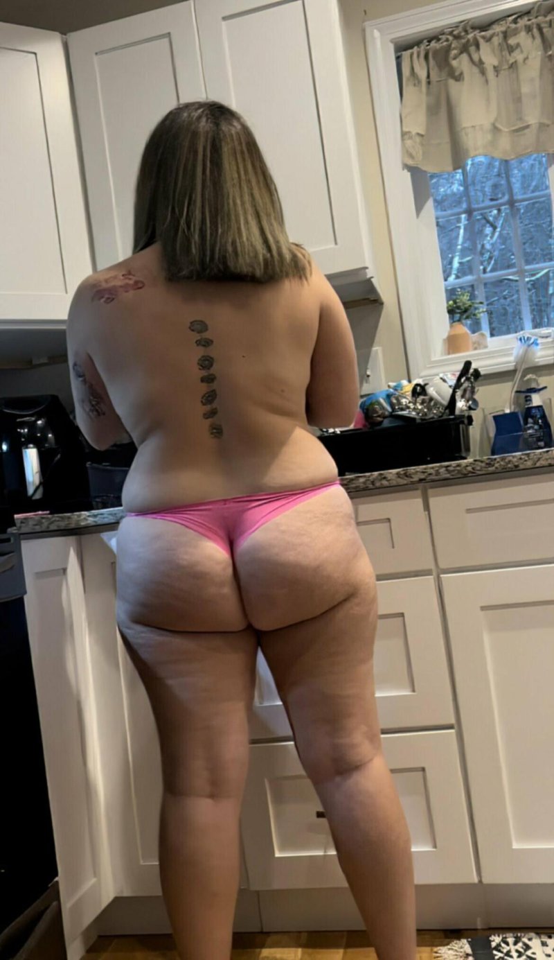 Girl with cellulite