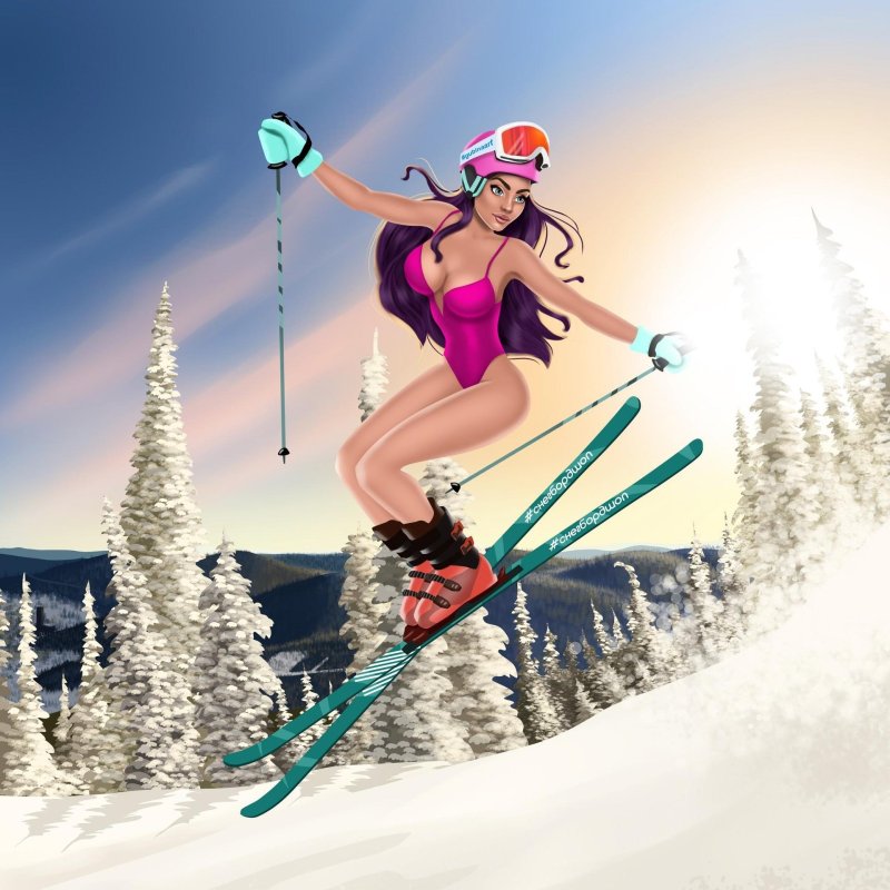 Ski girl