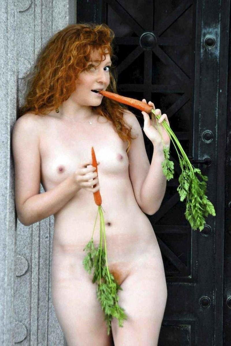 Hairy red -haired girls