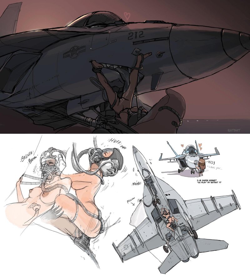 Hentai aircraft girl
