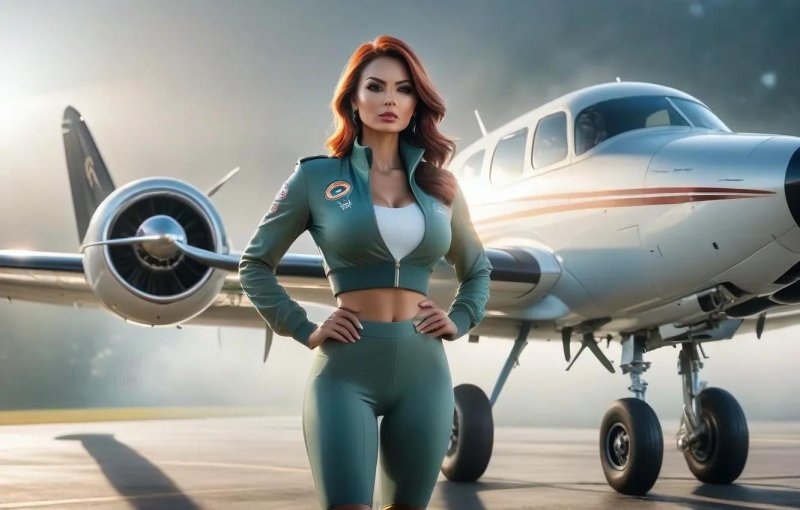 Girl pilot