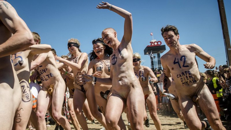 Naked race in San Francisco